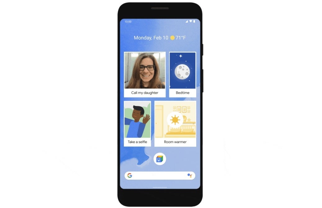 Action Blocks shown on a homepage. - Wheelchair accessible places in Google Maps and new Android accessibility updates