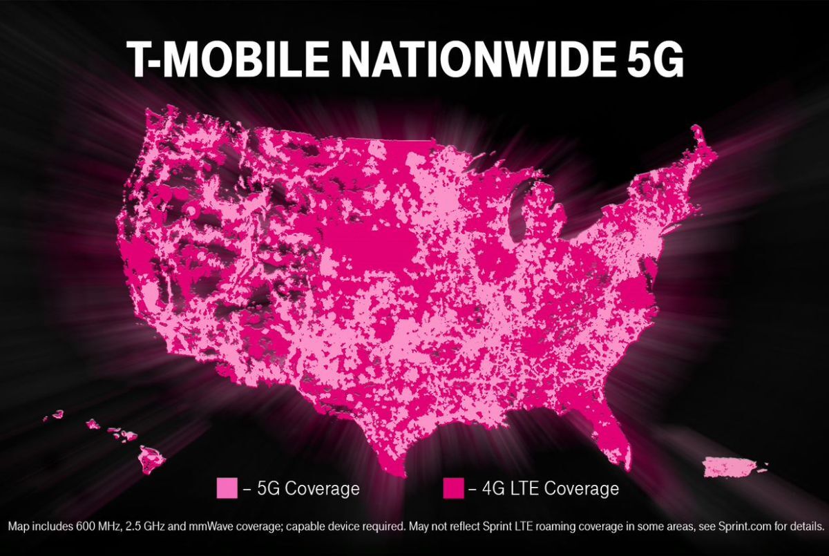 T-Mobile&#039;s &#039;nationwide&#039; 5G network continues its steady march to ubiquity