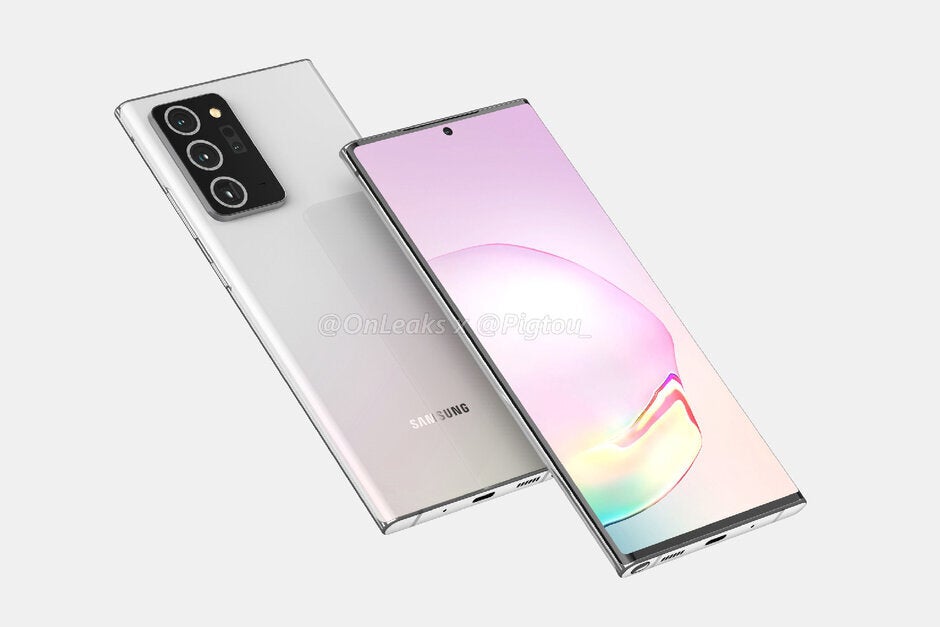 Render of the Samsung Galaxy Note 20+ 5G - The 5G Apple iPhone 12 series might not be the first phones powered by a 5nm chip