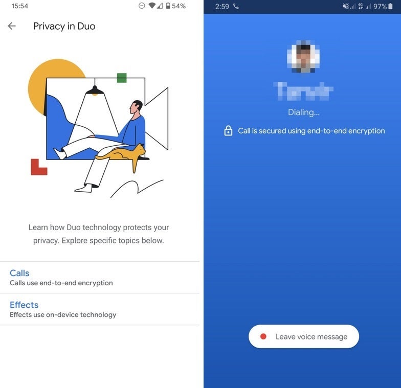 Google wants to promote the fact that its Duo video chat app uses end-to-end encryption - Google is letting you know that its Duo app has a major FaceTime feature