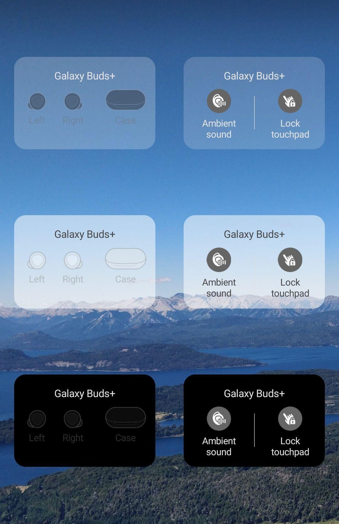 Samsung Galaxy Buds+ new widgets. Credits - Daniel_Himself - Samsung Galaxy Buds and Buds+ are getting new home screen widgets