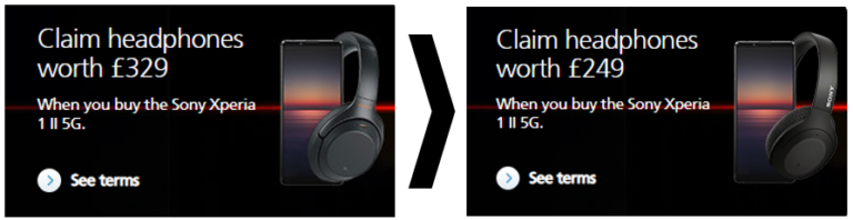 O2 has changed its promotional campaign for the Xperia 1 II - European pre-orders for the Sony Xperia 1 II no longer come with the WH-1000XM3 headphones