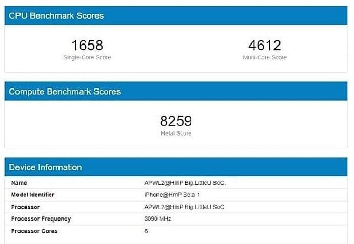 Alleged Apple A14 benchmark pegs it as the first to pass the 3GHz mark - A groundbreaking Apple A16 processor in the cards for iPhone 14