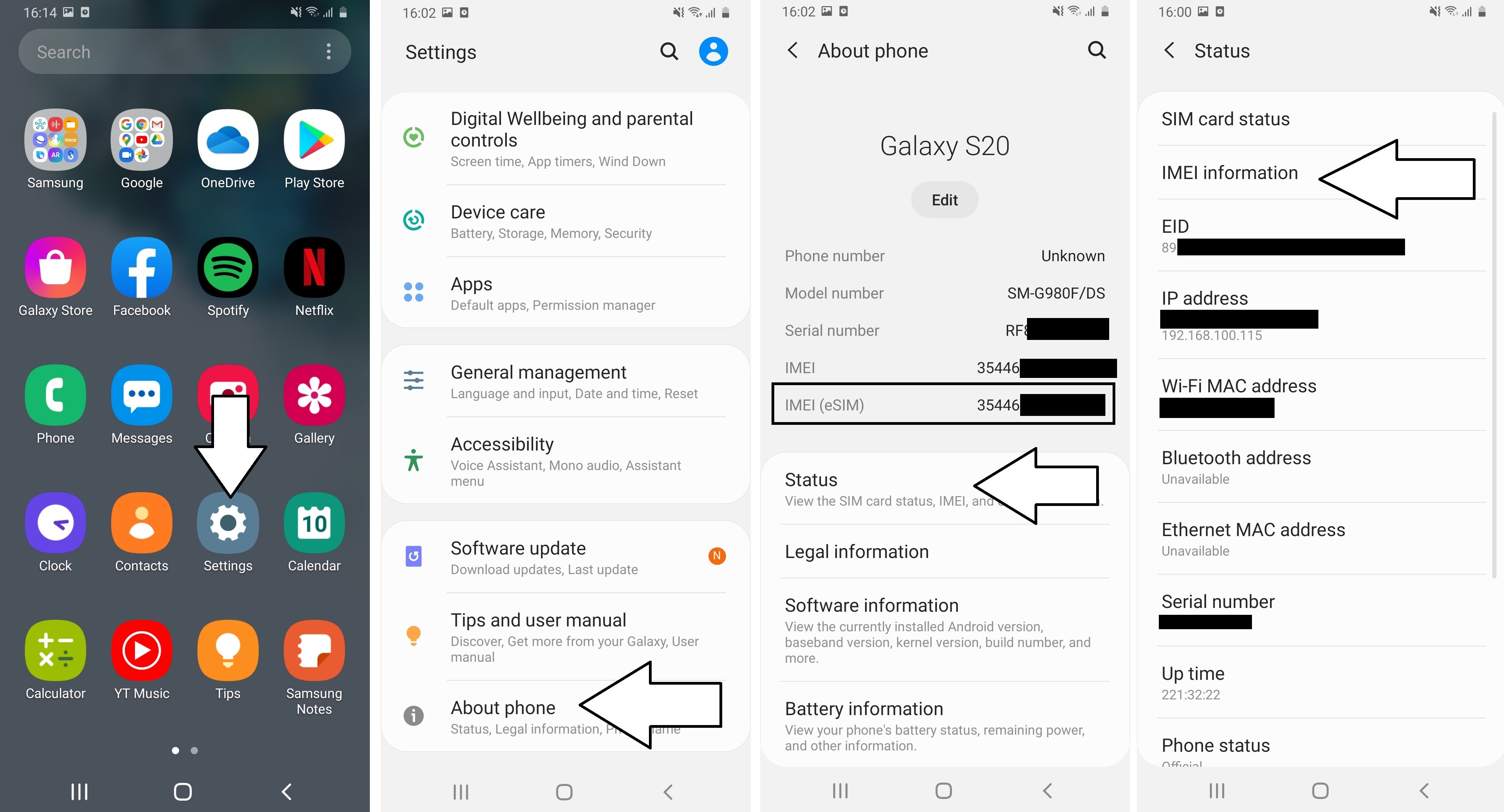 How to find an eSIM IMEI on Android - Method 3. - How to find your phone's eSIM IMEI number