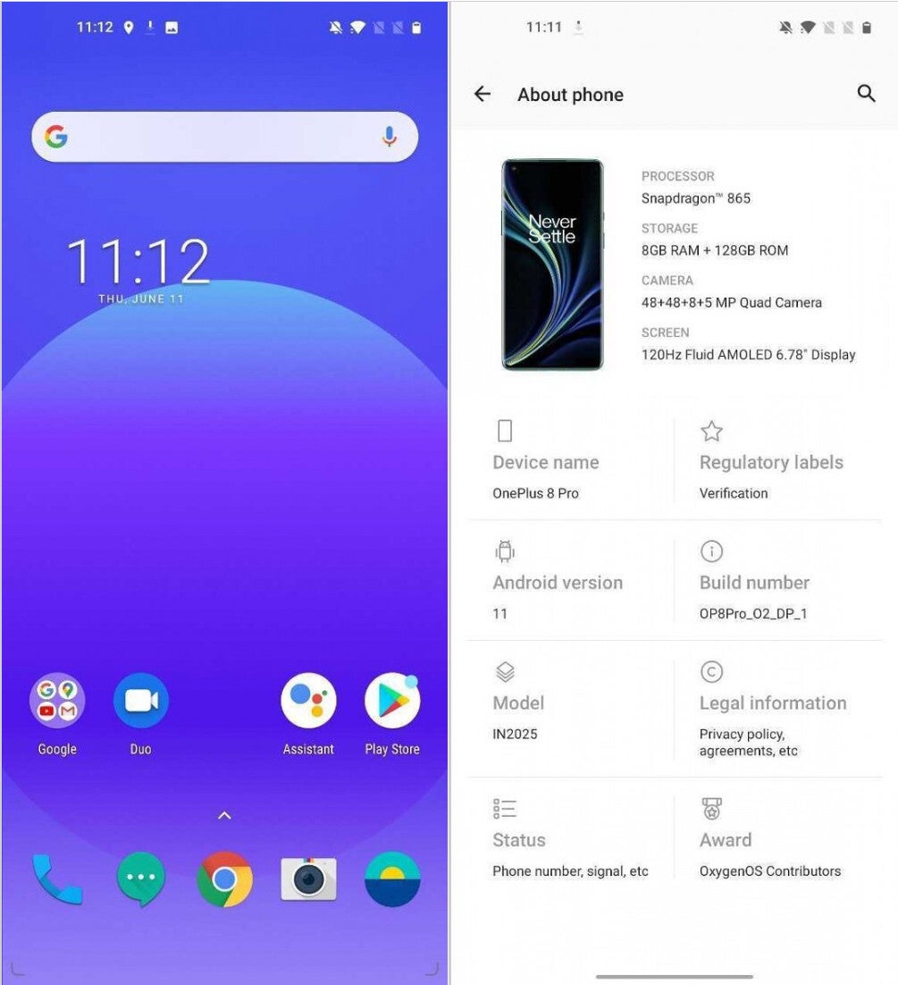 Android 11 R beta running on the OnePlus 8 Pro - OnePlus 8 and 8 Pro get Android 11 beta, but it may brick your phone