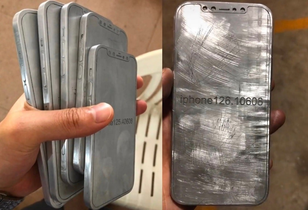 Molds allegedly showing the design of the iPhone 12 series - Take a look at these molds showing off the classic design of the 5G Apple iPhone 12 line