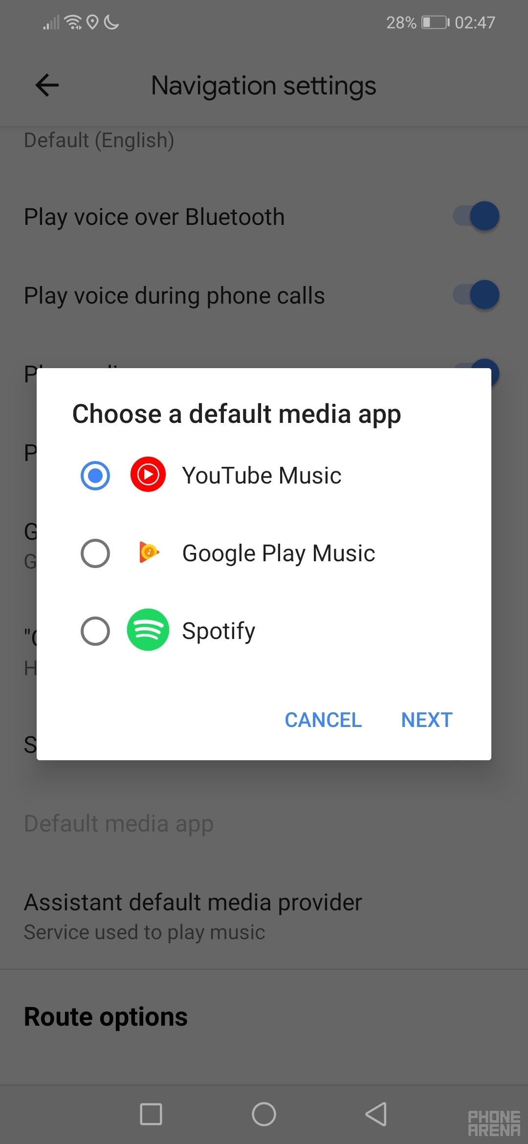 Google Maps update expands music player integration