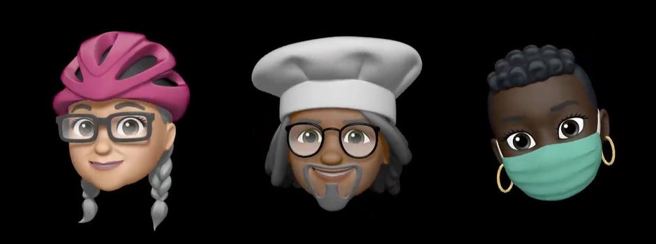 Some of the new Memoji styles coming with iOS 14 - Messages in iOS 14 gets mentions in group chats, pinned conversations