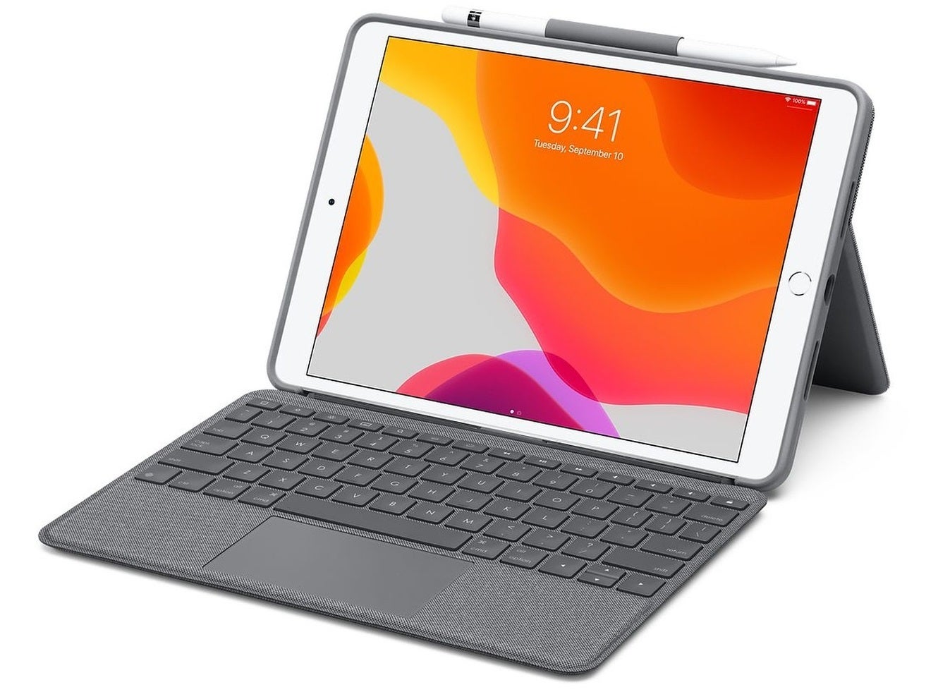 The Logitech Combo Touch keyboard case for iPad comes with a trackpad and provides a laptop-like experience. - Here's how to use a mouse on your iPad, and what it's like