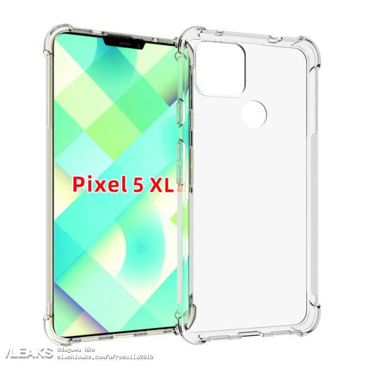 Leaked Pixel 5 XL case shows a physical fingerprint reader, 3.5mm headphone jack, and small notch