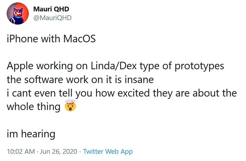 Tipster tweets possibly exciting news for the iPhone - Tipster says desktop experience could be coming to the Apple iPhone