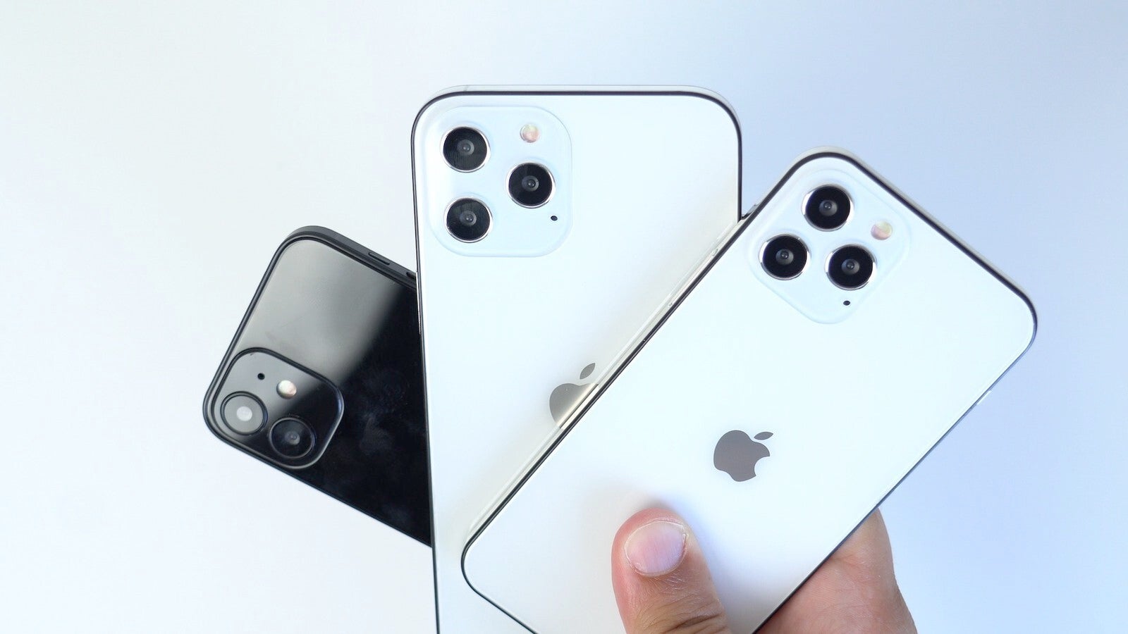 Dummy models representing the 5.4-inch, 6.7-inch, and 6.1-inch screen sizes of the iPhone 12 series - Latest dummy units for the 5G Apple iPhone 12 series remain in line with previous rumors and leaks