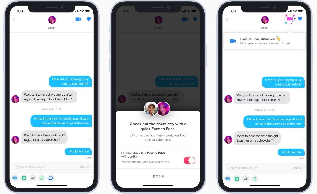 Tinder is testing virtual dating using video chat - Tinder adjusts to the new normal by testing a much needed feature