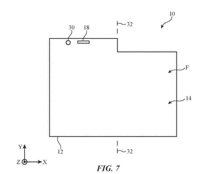 Using a taller tab on one screen could allow users of a foldable iPhone to see notifications even when the screens are closed - Apple said to working on dual-screen iPhone; patent app explains how you might view notifications