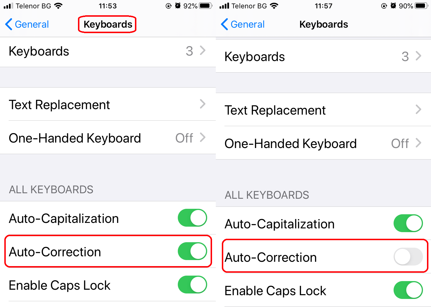 How to turn off autocorrect on iPhone and Android