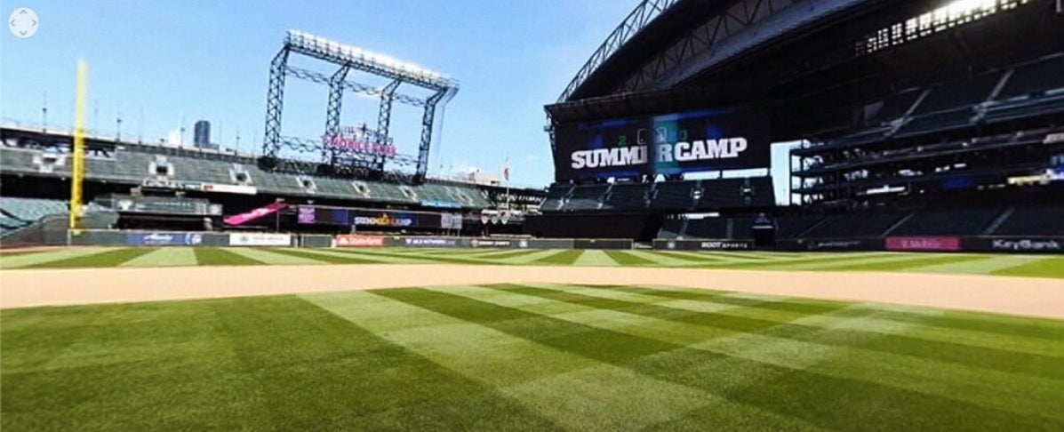 Another virtual view of T-Mobile Park - T-Mobile puts you right on the field (virtually) for MLB's Summer Camp