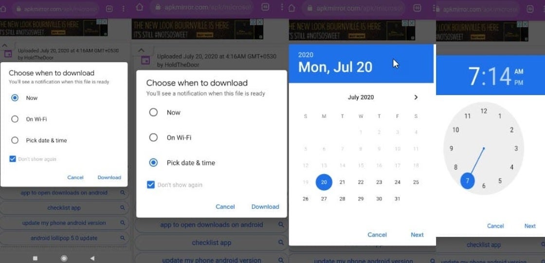 Google tests method to schedule downloads on Chrome for Android - New Chrome feature being tested for Android can save battery life and data