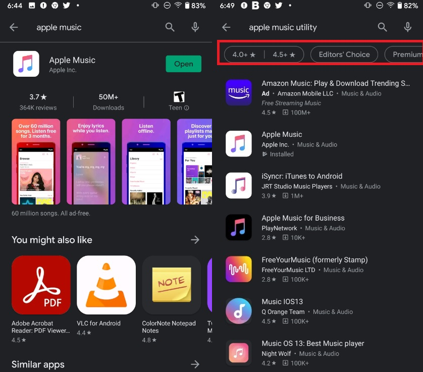 Apps with brand names don't show the filter unless the world utility is added to it - Check your Android phone to see if this useful Google Play Store feature has arrived