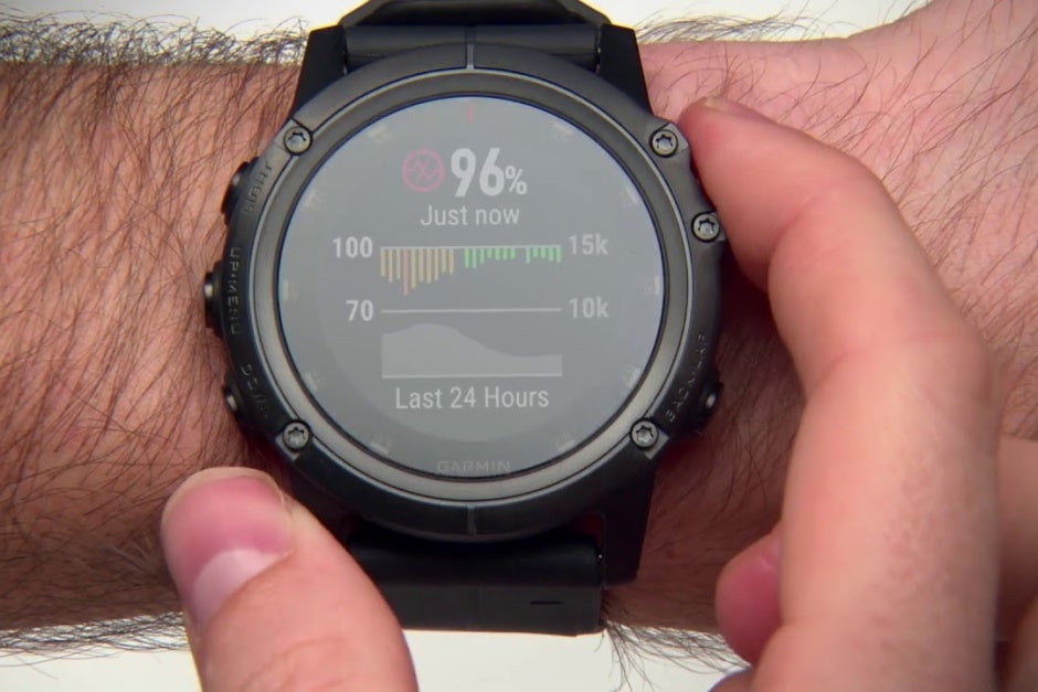 Pulse Ox sensor in action on a Garmin smartwatch - One of the biggest new Apple Watch Series 6 features is essentially confirmed now