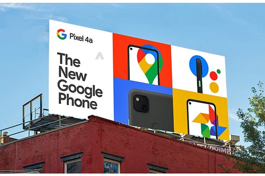 Google Pixel 4a billboard marketing campaign - Google Pixel 4a detailed in full before launch: specs, cameras, price, availability