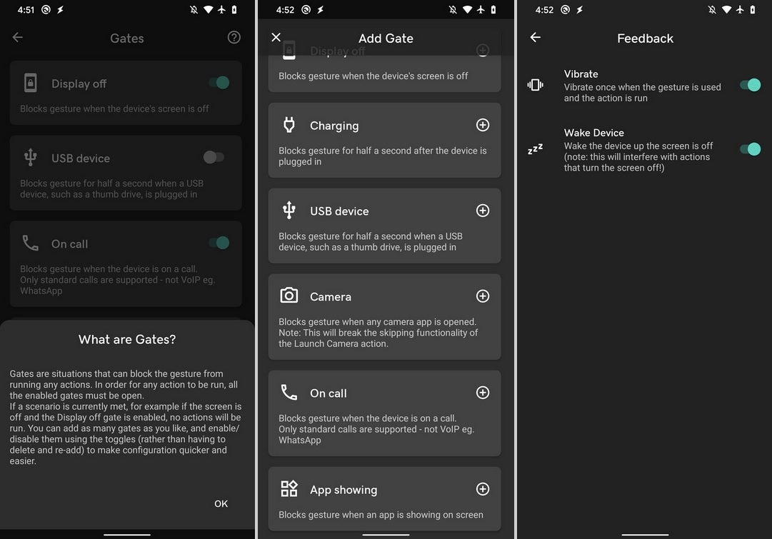 Gates are situations that block a gesture from executing an action - App brings iOS 14, Android 11 rear tapping gesture to other Android phones