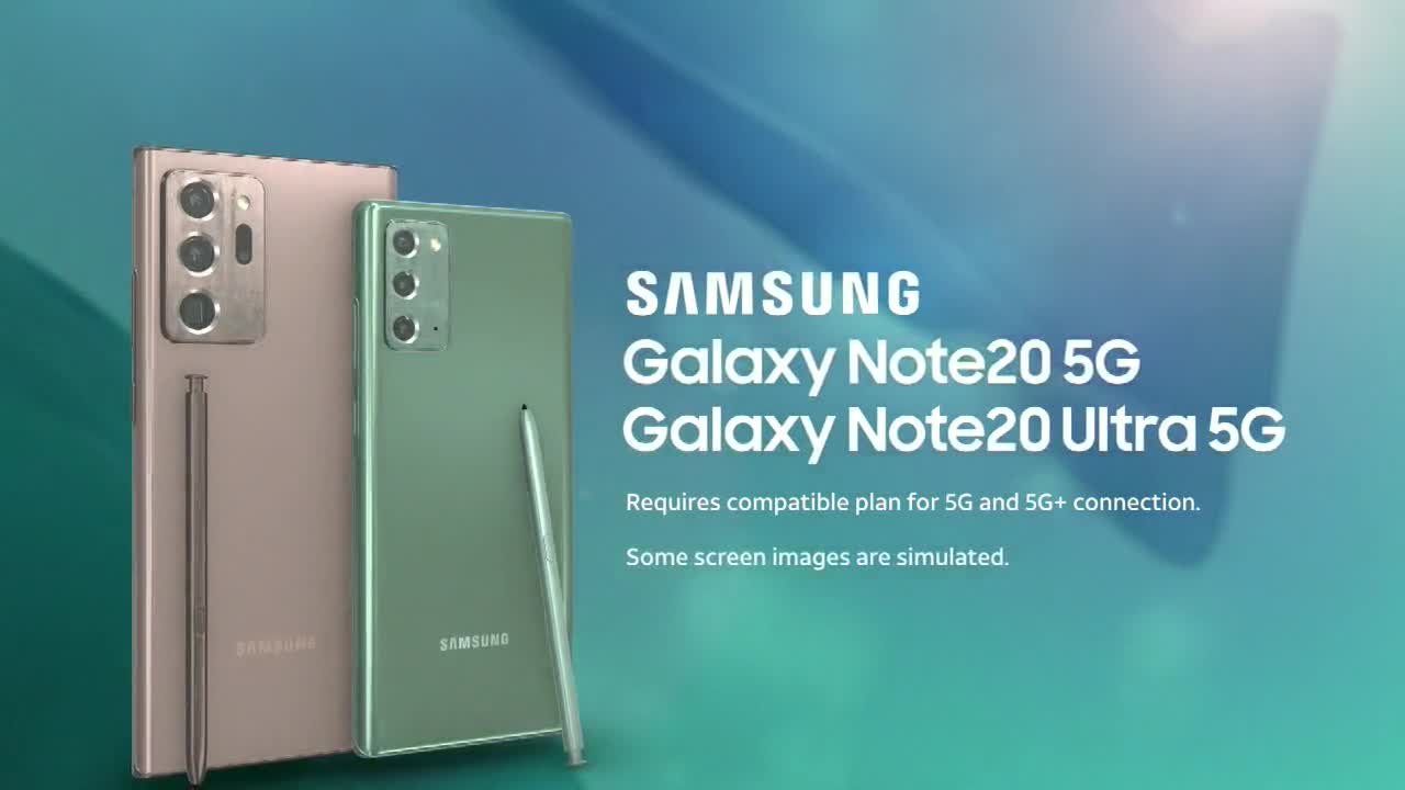 AT&T's Samsung Galaxy Note 20 promo - Leaked AT&T Galaxy Note 20 promo is further proof of massive differences between the two models