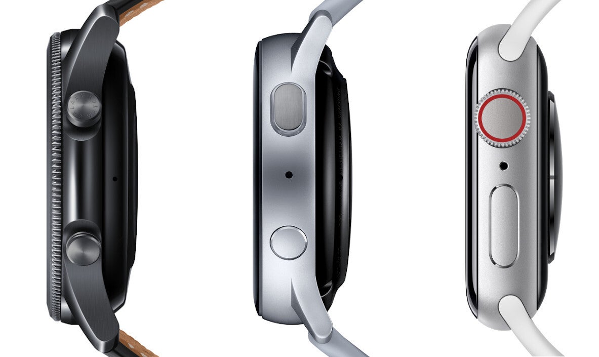 Galaxy Watch 3, Galaxy Watch Active 2, Apple Watch Series 5 - Samsung Galaxy Watch 3 vs Galaxy Watch Active 2 vs Apple Watch Series 5: design, specs and features comparison