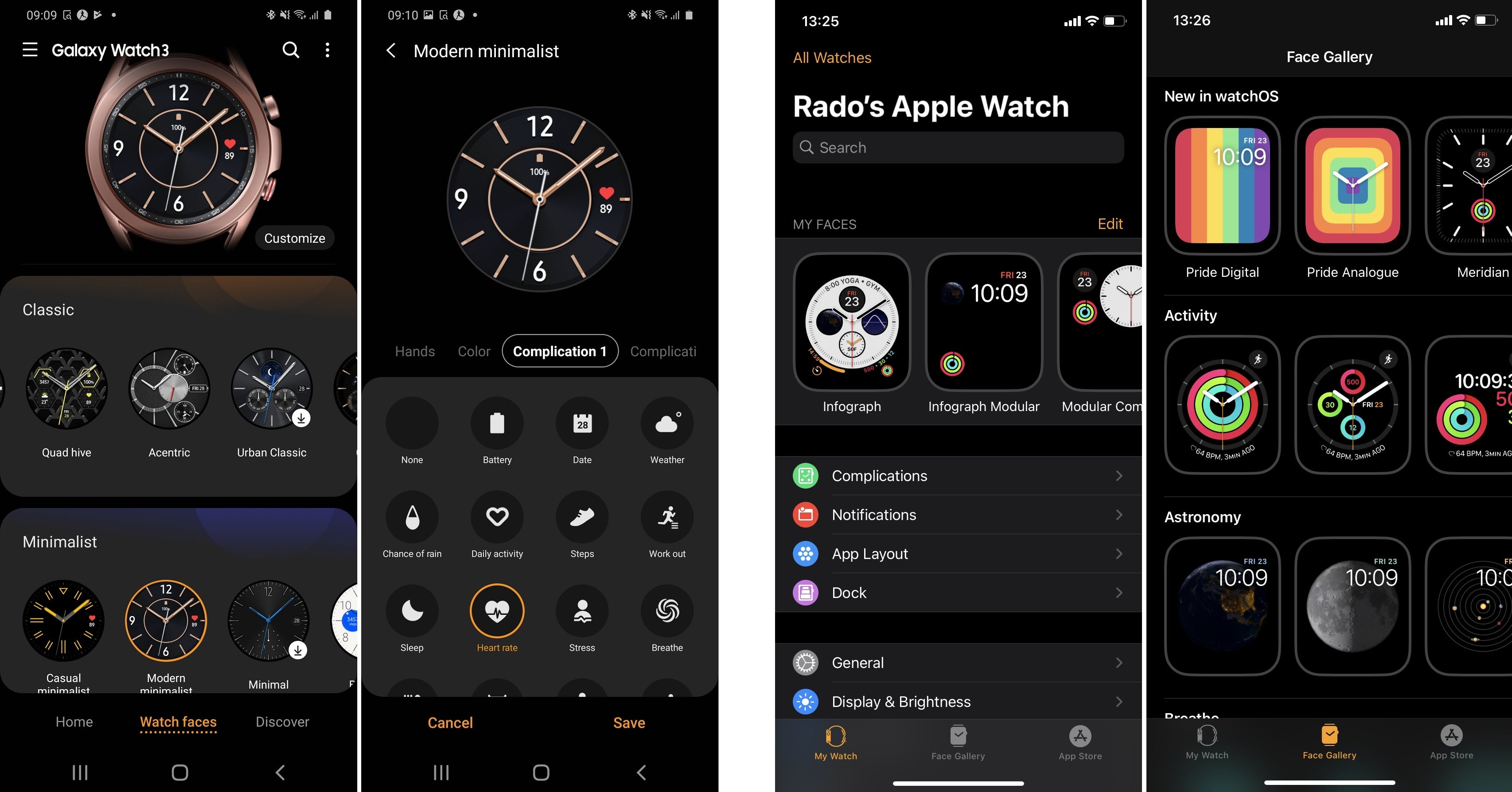 Galaxy watch 3 online and iphone