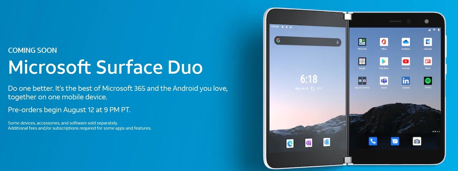 If you're up late, you can reserve the Surface Duo directly from AT&T - Pre-order the dual-screened Surface Duo right now; here's how