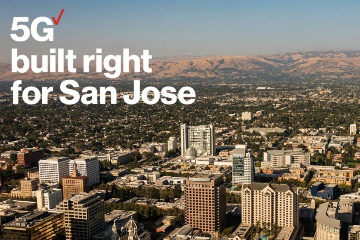 San Jose is one of only 36 cities partially covered by Verizon's spotty 5G Ultra Wideband network - Verizon no longer plans to charge extra for 5G service anytime soon