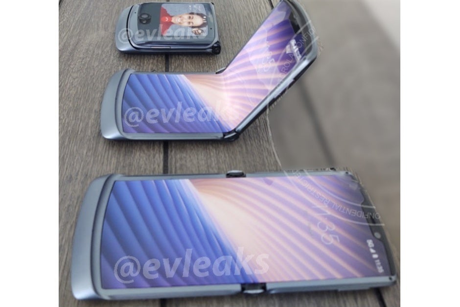 Previously leaked Motorola Razr 5G images - The Motorola Razr 5G will not repeat one of its predecessor's biggest mistakes