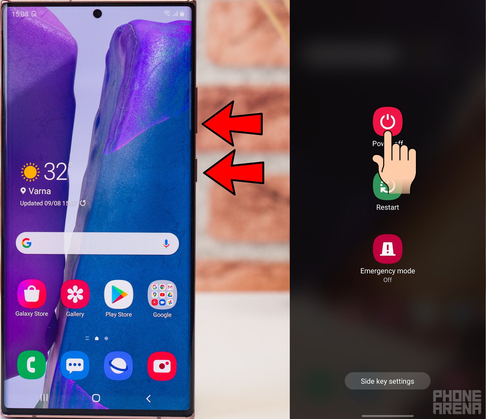 How To Turn Off And Restart Galaxy Note 20 And Note 20 Ultra PhoneArena