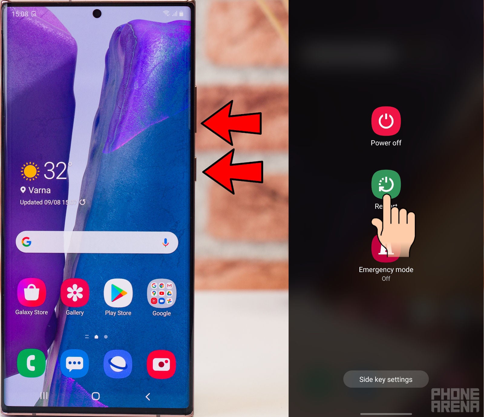 How To Turn Off And Restart Galaxy Note 20 And Note 20 Ultra PhoneArena