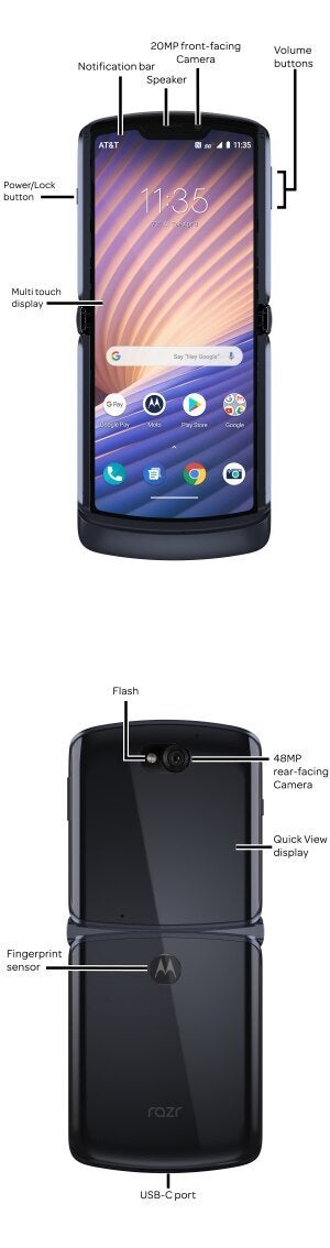 Leaked AT&amp;T Motorola Razr 5G images show it will retain a slightly dated feature