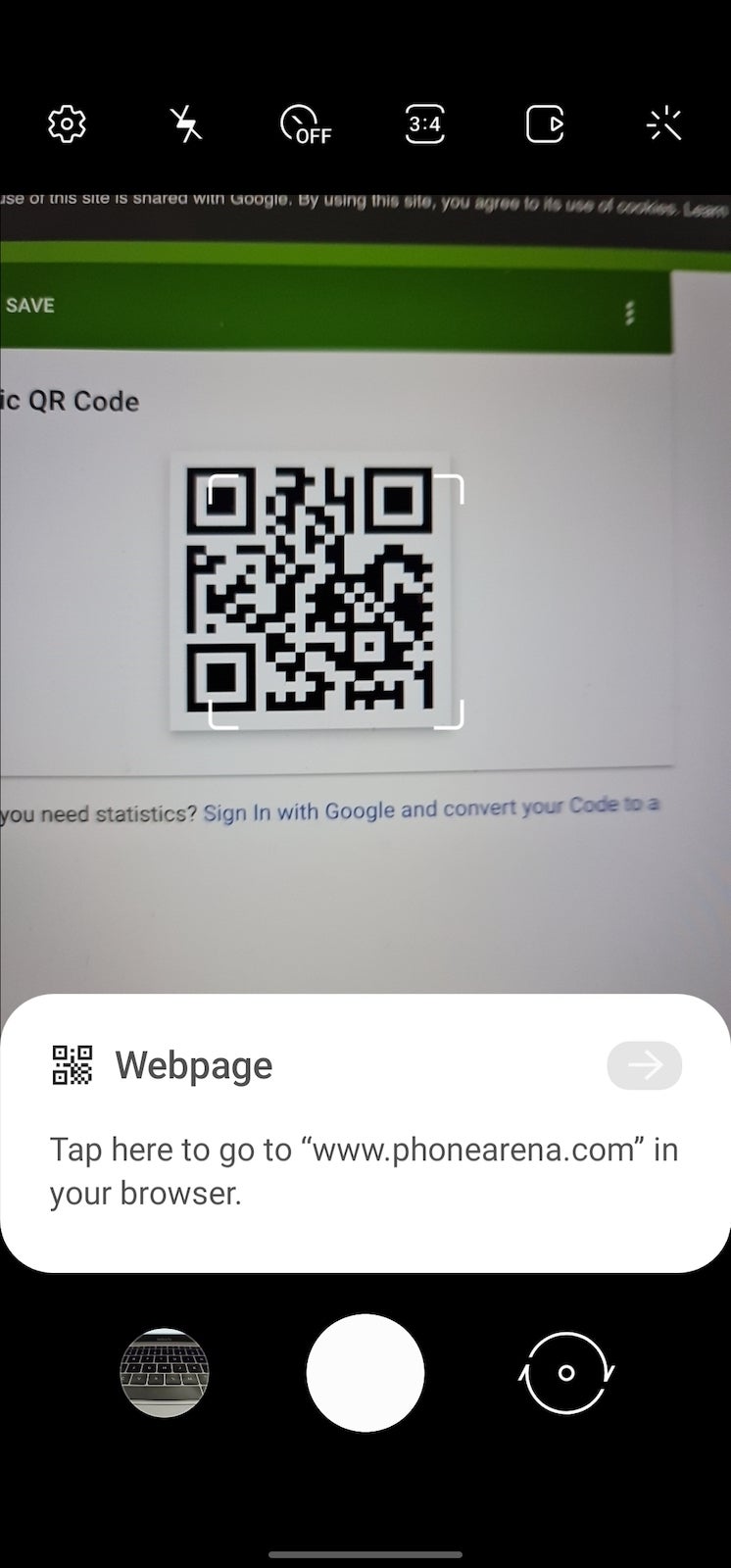 How to scan QR code with Samsung Galaxy Note 20 and Note 20 Ultra