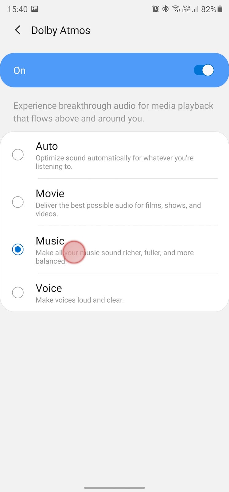 Galaxy Note 20: what Dolby Atmos setting is best? How to set up equaliser?