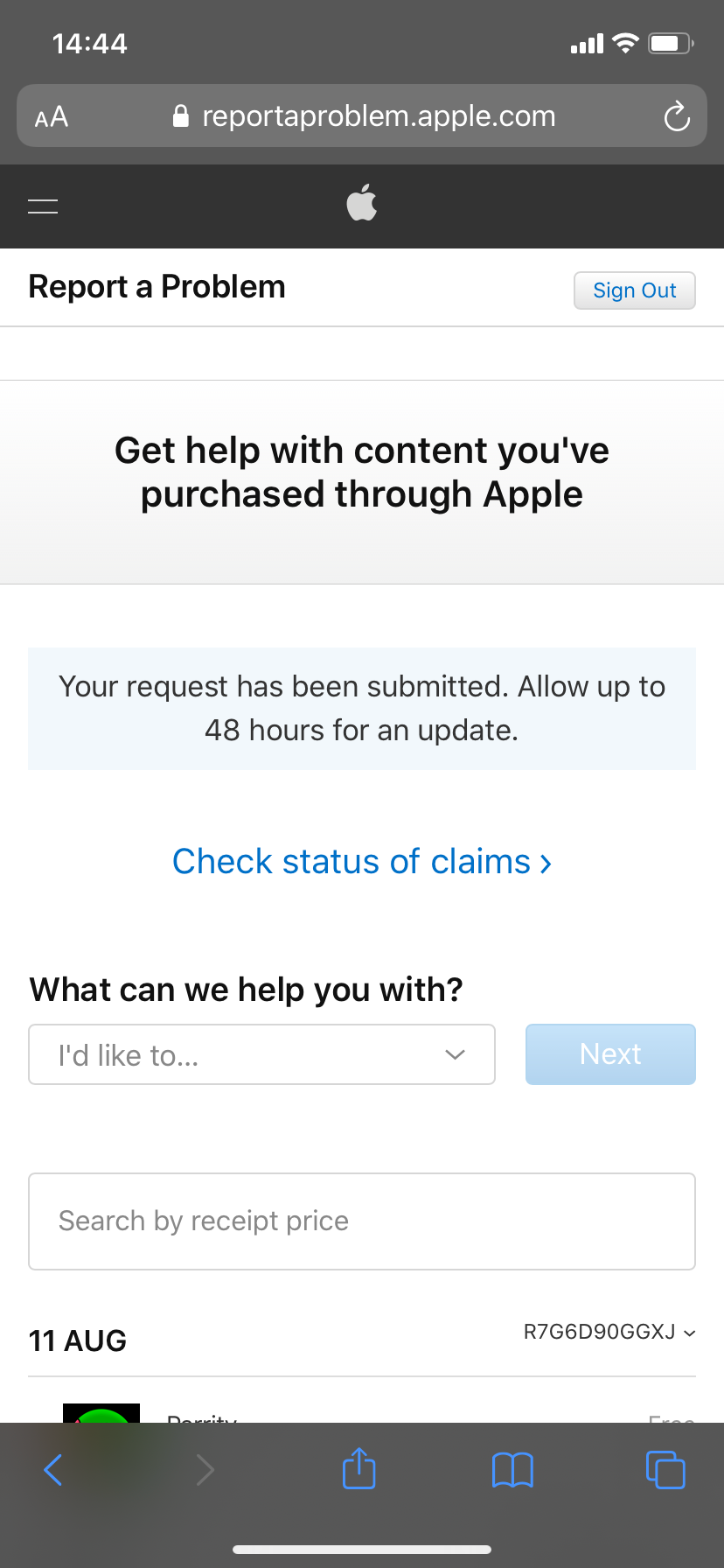 How to get an iPhone app refund from Apple