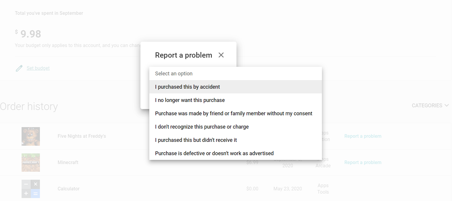 How to get an Android app refund from Google Play