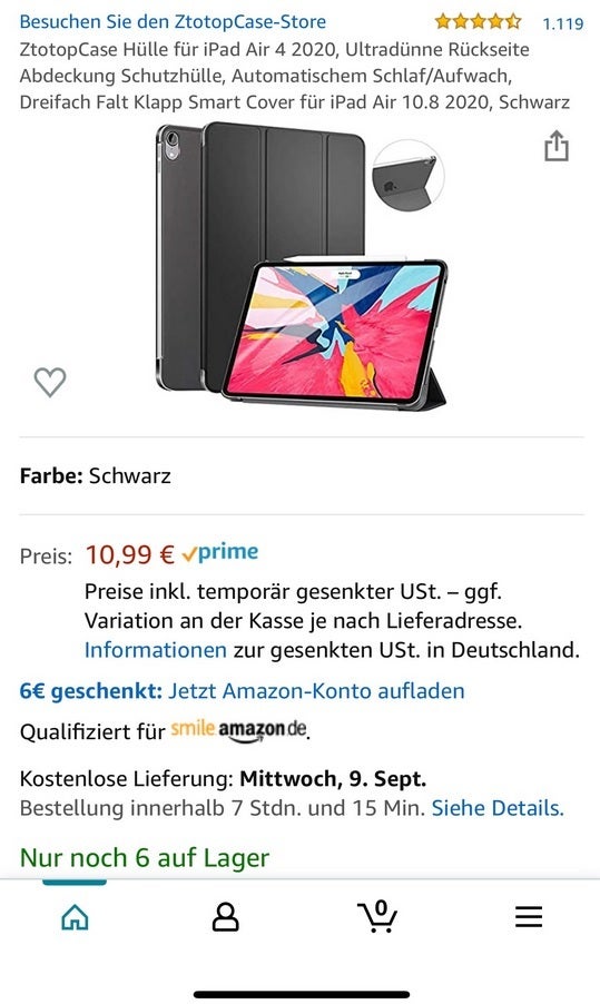 Amazon Germany has cases listed for the fourth-generation Apple iPad Air - Apple could announce two new devices this Tuesday