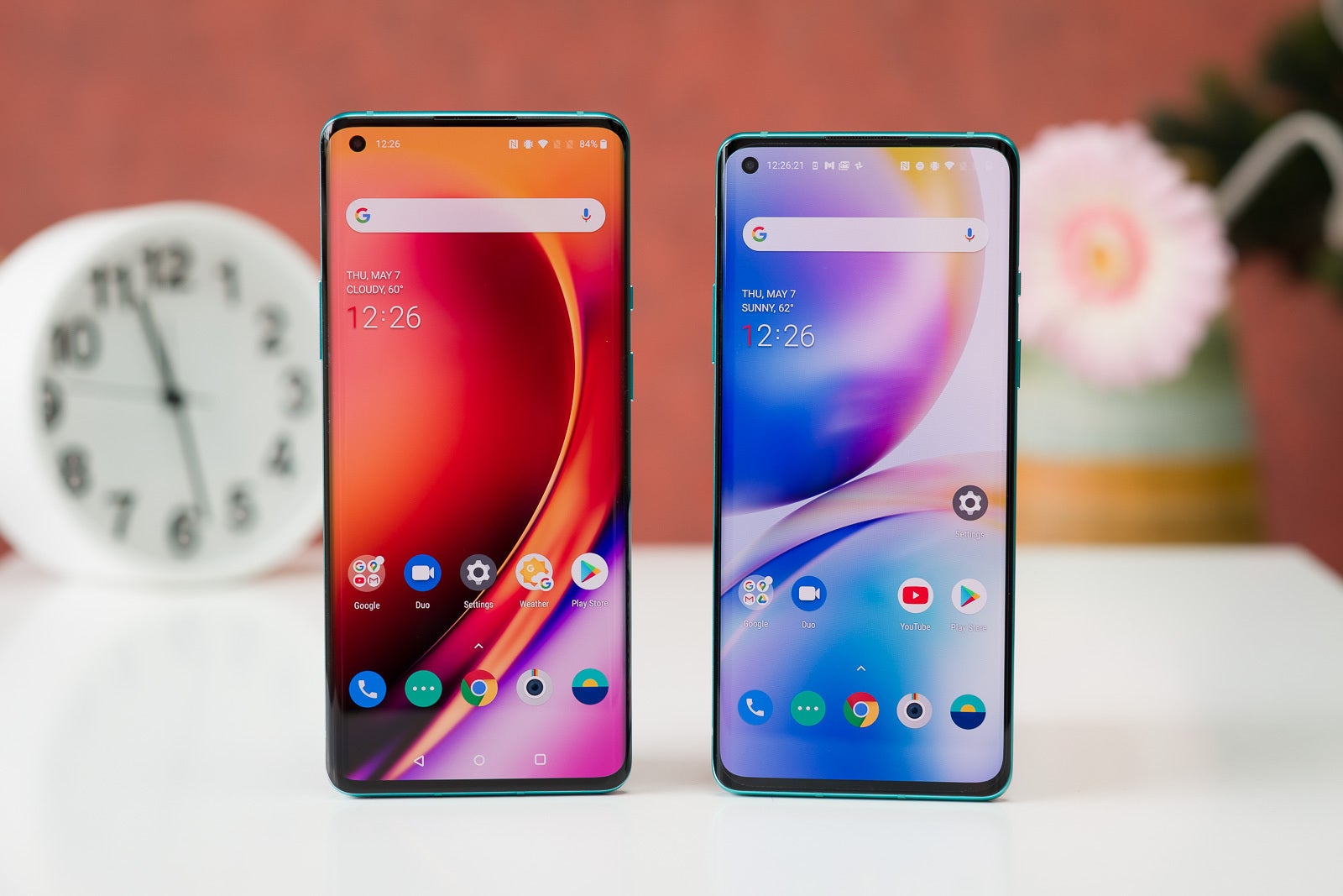 The OnePlus 8 and OnePlus 8 Pro - The OnePlus 8T 5G won't be receiving a Pro-branded version