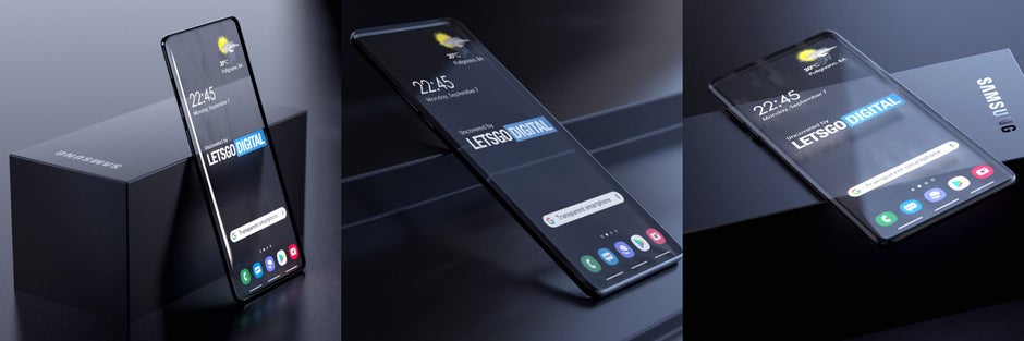 Foto per gentile concessione di LetsGoDigital e Giuseppe Spinelli, alias Snoreyn - Samsung brevetta il design trasparente dello smartphone