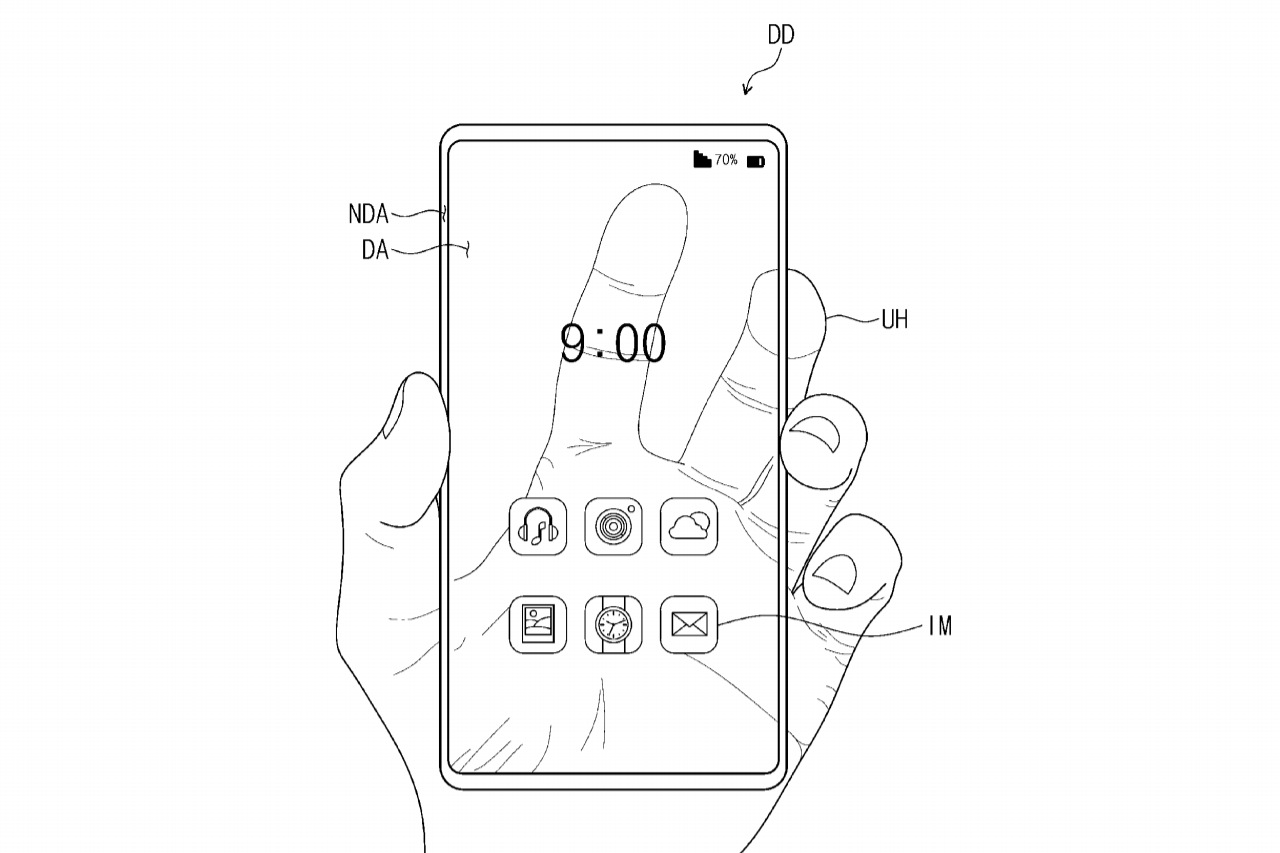 Samsung patents transparent smartphone design