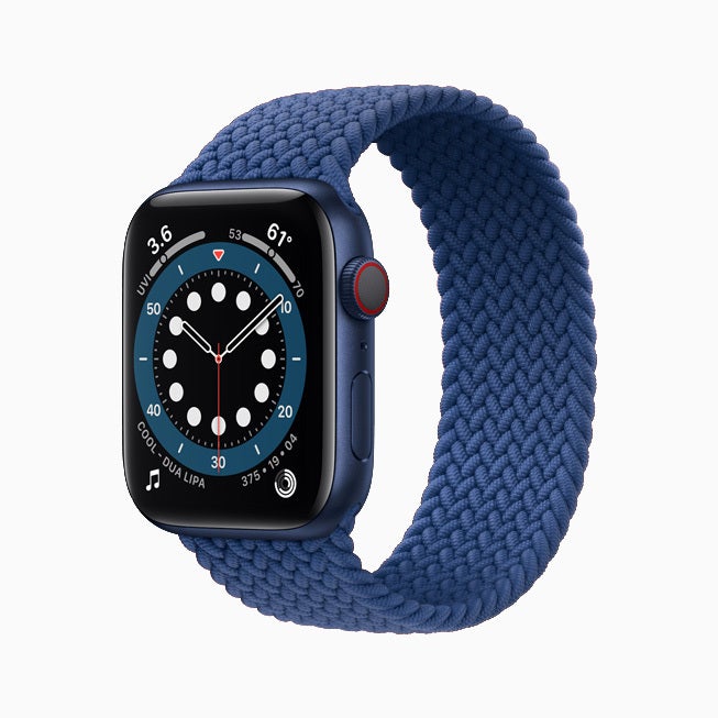 The Braided Solo Loop - Advanced Apple Watch Series 6 and affordable Apple Watch SE are official