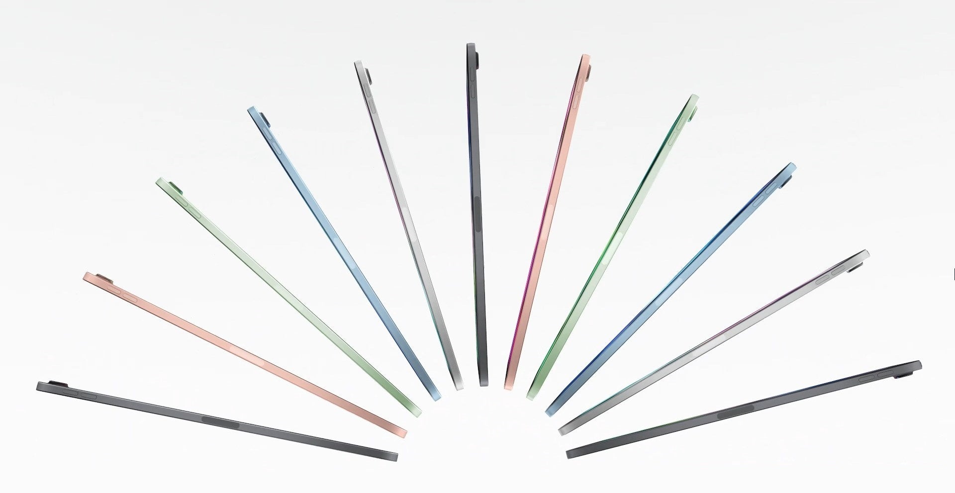 Not quite as colorful as the rainbow - Apple iPad Air 4: all the new colors