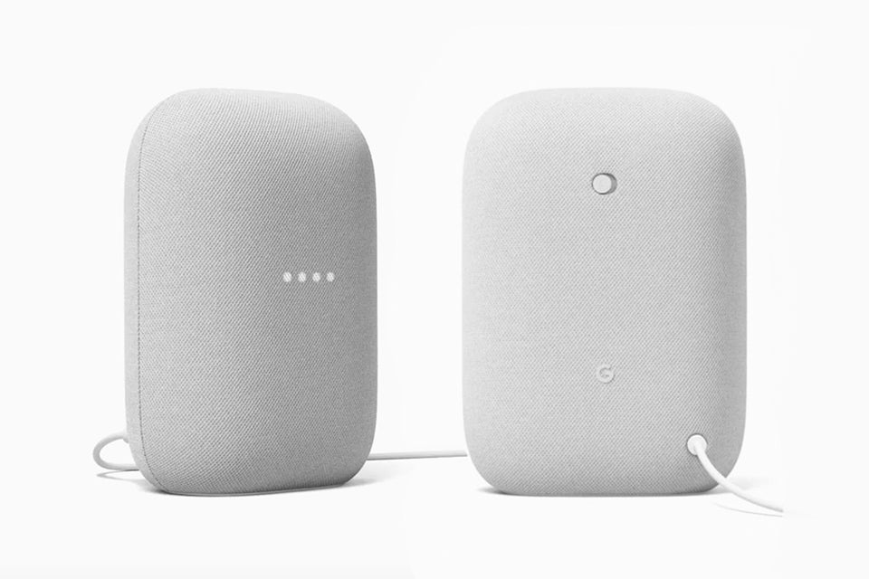 Render of the Google Nest Audio smart speaker - Google Pixel 5 launch event live stream: where to watch and what to expect