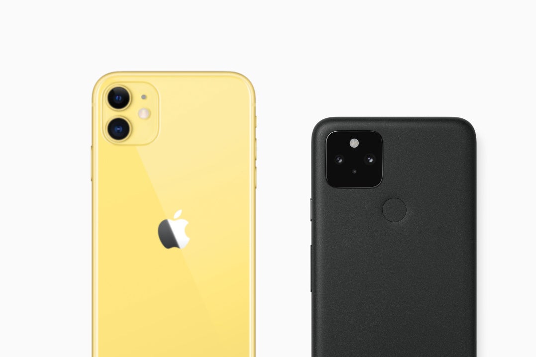 Google Pixel 5 vs Apple iPhone 11