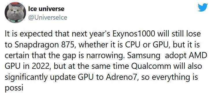 Tipster says Samsung is closing the performance gap with Qualcomm - Tipster says that Samsung will soon introduce the chips that will power the Galaxy S21 line