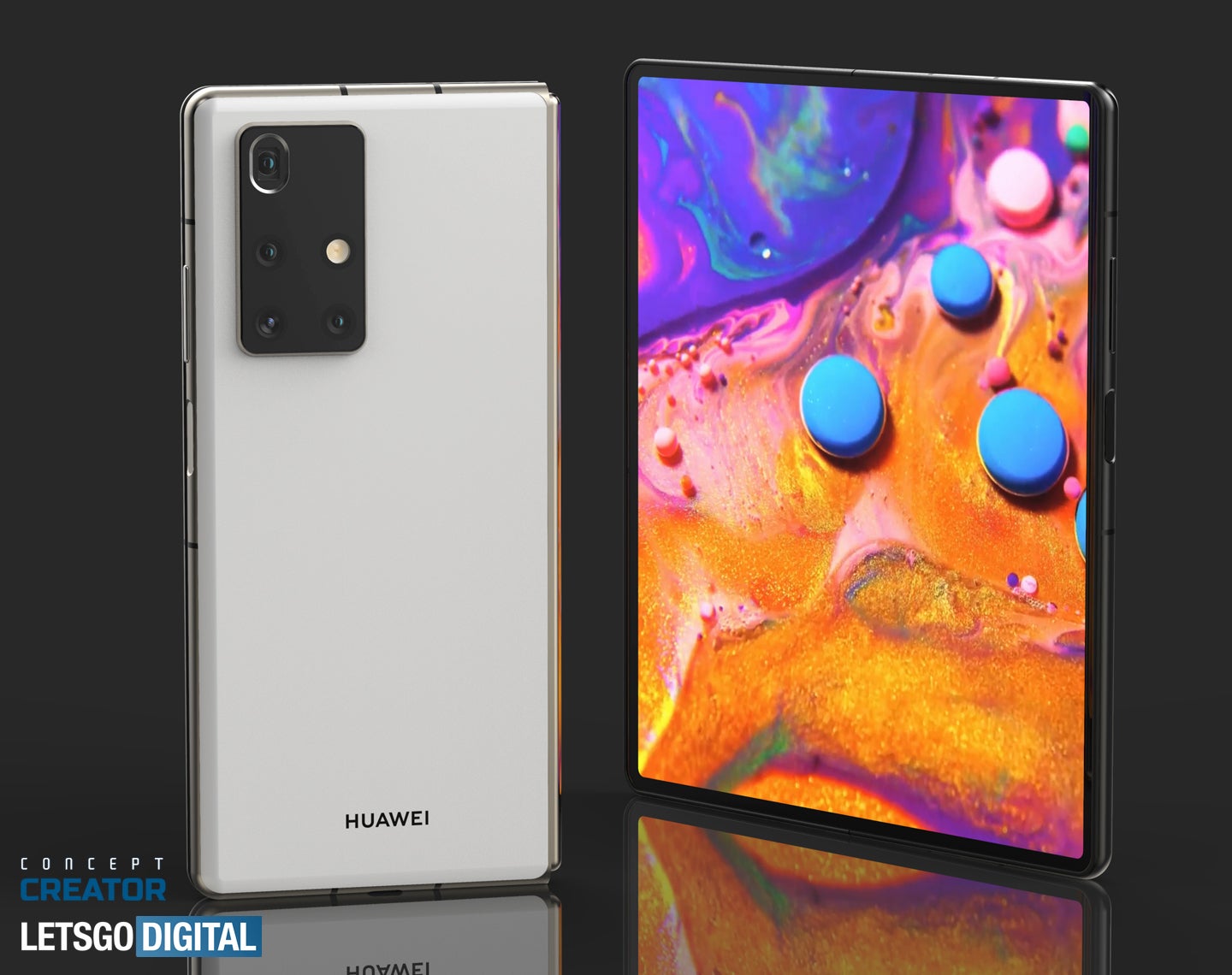 See how the Huawei Mate X2 5G folding phone may look like