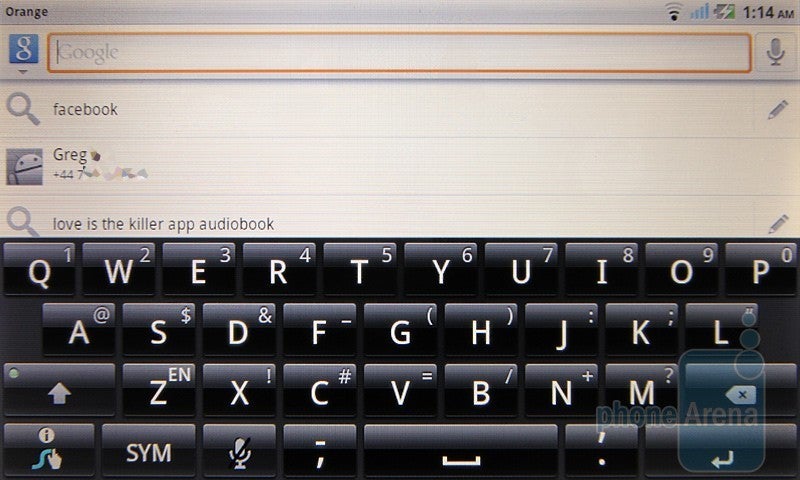 On-screen keyboard - Dell Streak after the Android 2.2 update