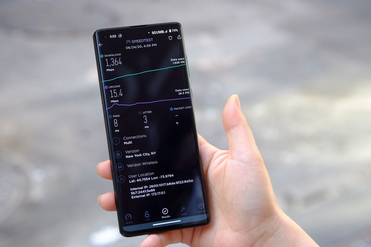 Speed test performed on Verizon&#039;s mmWave-based 5G Ultra Wideband network - Verizon may have a big iPhone 12 launch gift in store for 5G-hungry Apple fans
